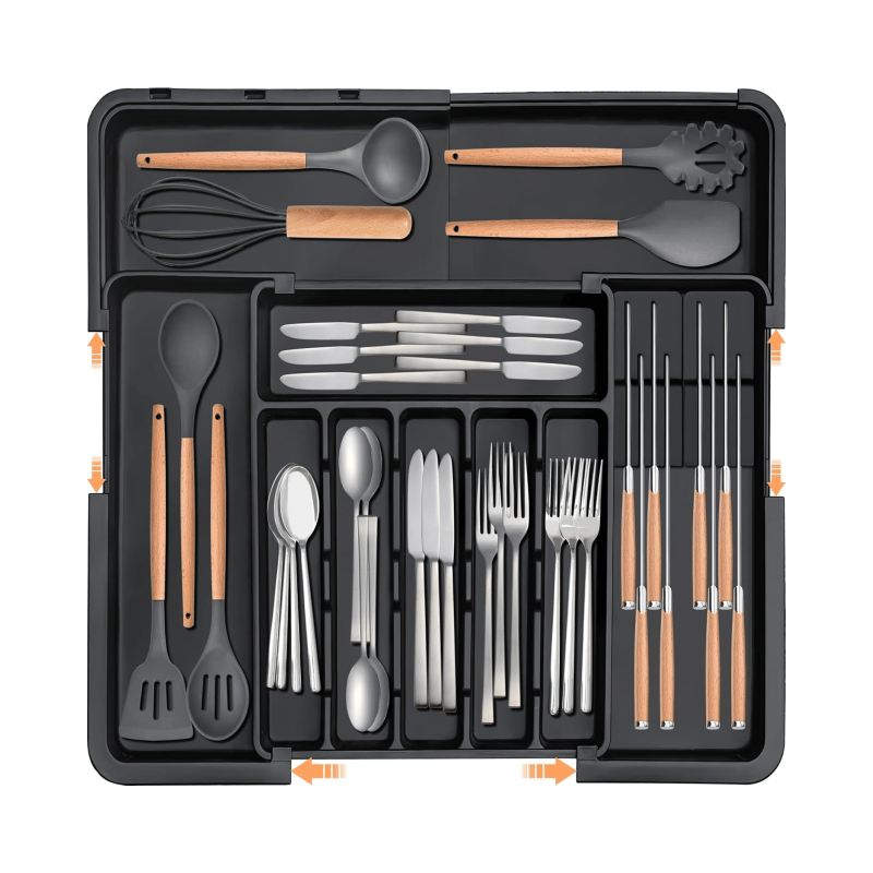 Expandable Utensil Drawer Organiser – Expandable Utensil | Drawer Org… – 🍳 Say