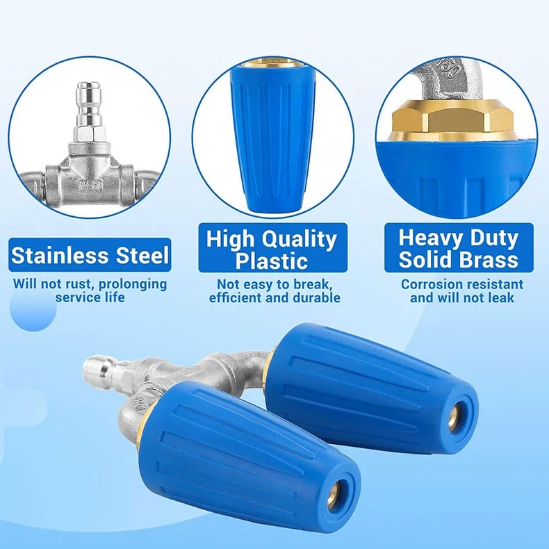 In-1 Triple Turbo Nozzle Pressure Washer – 360° Rotating, 4000 Psi,… – ❤️ All