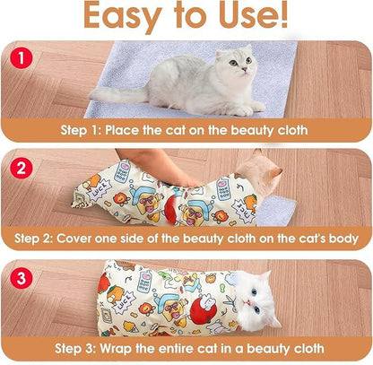 Cat Grooming Wrap – Grooming Wrap | Best Value | Everyday Use – Guaranteed |