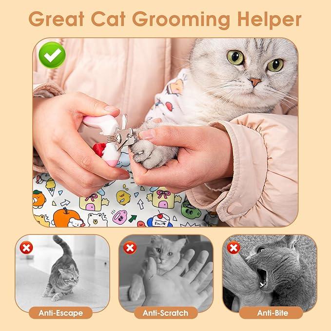 Cat Grooming Wrap – Grooming Wrap | Best Value | Everyday Use – Guaranteed |