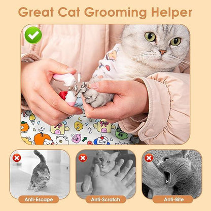 Cat Grooming Wrap – Grooming Wrap | Best Value | Everyday Use – Guaranteed |