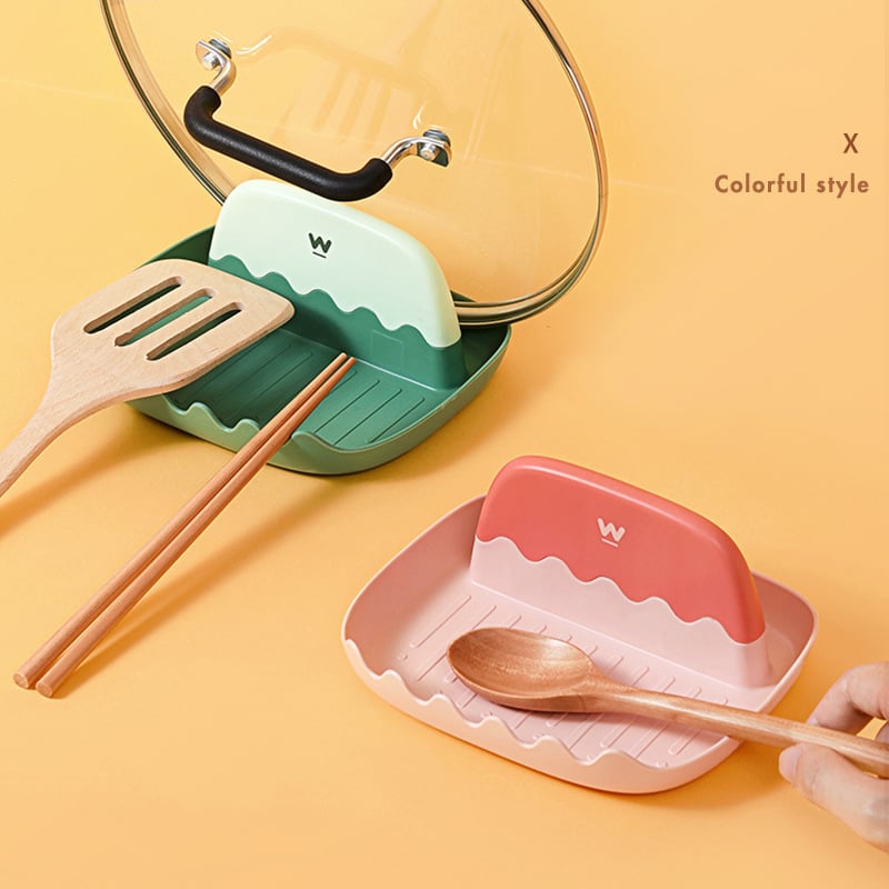 Utensils Pot Lid Rest Holder – Drip Tray, Non-slip, Dishwasher Safe |… – ✅ Easy