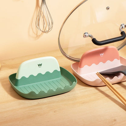 Utensils Pot Lid Rest Holder – Drip Tray, Non-slip, Dishwasher Safe |… – ✅ Easy