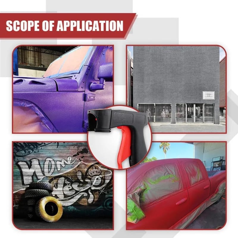 Spray Can Trigger Handle – Ergonomic Aerosol Grip, Universal Fit, Anti-Slip | 2 & 4 Pack