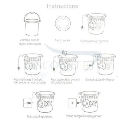 Portable Turbine Ultrasonic Washing Machine – Portable Turbine | Ultr… – 🔹