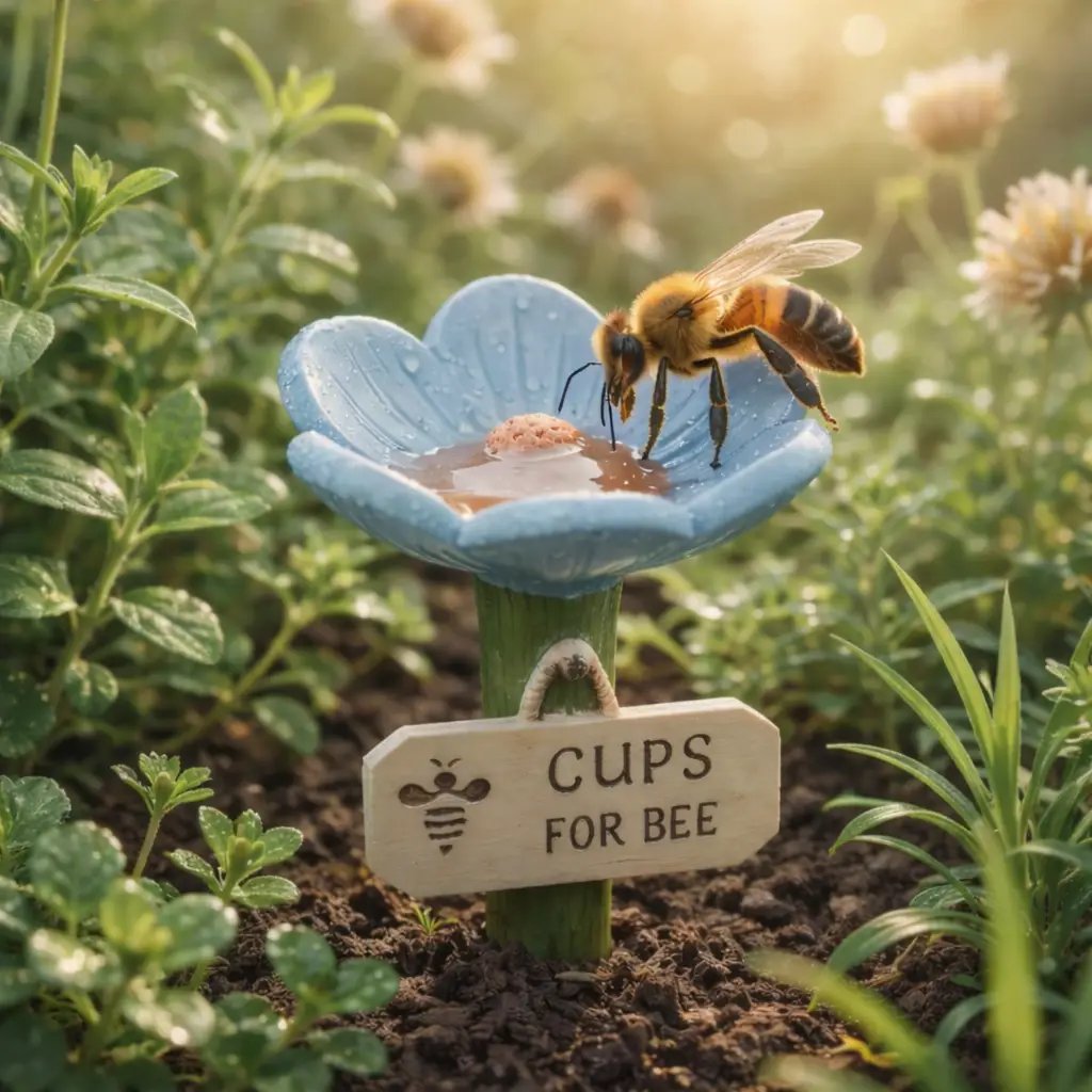 Flower-shaped Bee Watering Station – Flower-shaped Watering | Station… – Don't