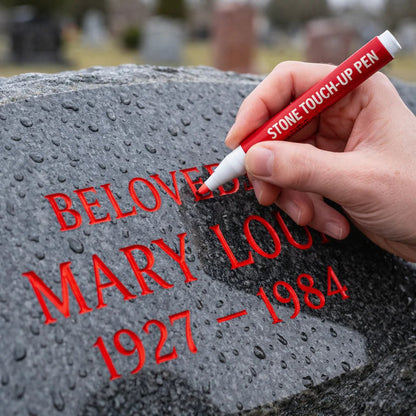 Golden Tombstone Marker Pen For Restoring Faded Grave Inscriptions – … – This