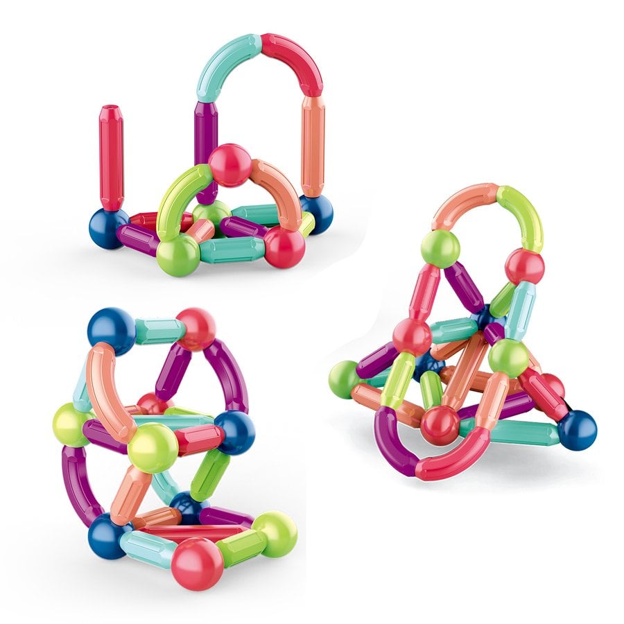 Children's Large Magnetic Building Sticks, Strong Magnet Educational … –