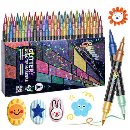 Glitter Effect Brush Markers – Glitter Effect | Brush Markers | Every… – ✨