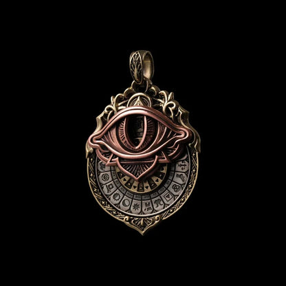 Tarot Vision Spinner Pendant – All-seeing Eye, 22 Major Arcana & Dual… – ☤️