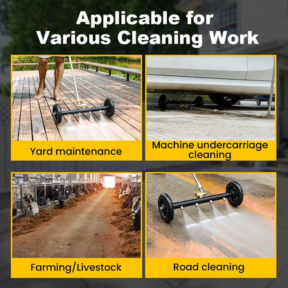 Versatile Pressure Undercarriage Cleaner Nozzle – Dual-Mode Jet, Long Hose & Paint-Safe Design 🚗💦