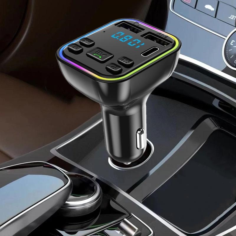 🔥Hot Sale Deals-Colorful Lights Bluetooth Car MP3 Player