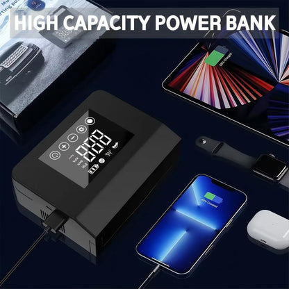 🔥50% OFF | 2-in-1 Car Starter & Air Compressor - Start Your Engine and Inflate Tires Anytime, Anywhere 🚗