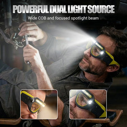 📢📢50% OFF !!✨Rechargeable LED Glasses Headlamp