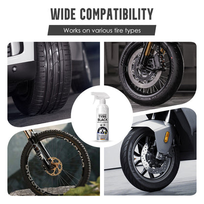 🚗 BUY 3 GET 1 FREE! 🎉 Tire Shine & Protect Spray – Deep Gloss, UV Guard & Anti-Dust ✨📦